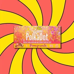 Polkadot Pomegranate Chocolate Bar