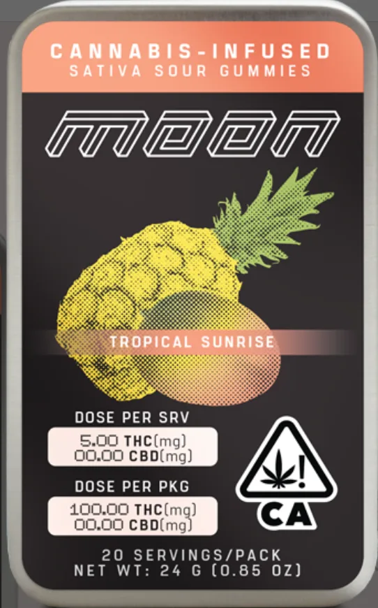 Moon Bar Edible – Tropical Sunrise